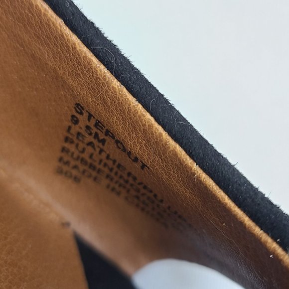 Steve Madden Black Leather Heels Size 9.5 - Picture 7 of 9